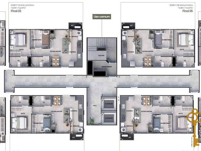 #12 - Apartamento para Venda em Cascavel - PR - 2