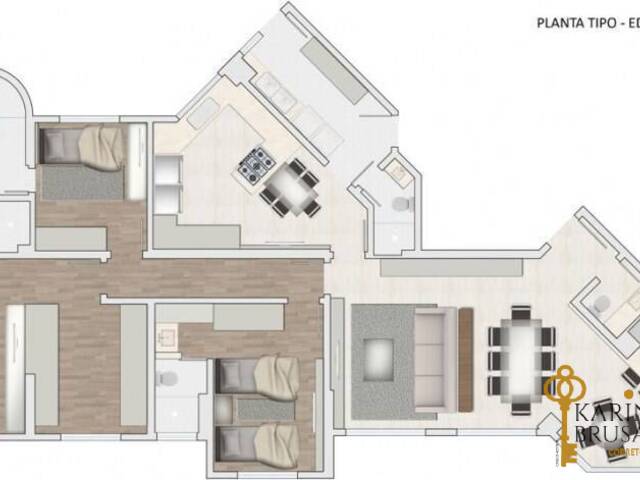 #35 - Apartamento para Venda em Cascavel - PR - 3